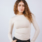Crew Neck Long Sleeve Top