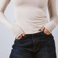 Crew Neck Long Sleeve Top