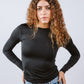 Crew Neck Long Sleeve Top