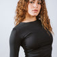 Crew Neck Long Sleeve Top