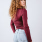 Crew Neck Long Sleeve Top