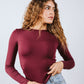 Crew Neck Long Sleeve Top