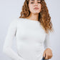 Crew Neck Long Sleeve Top
