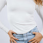 Crew Neck Long Sleeve Top