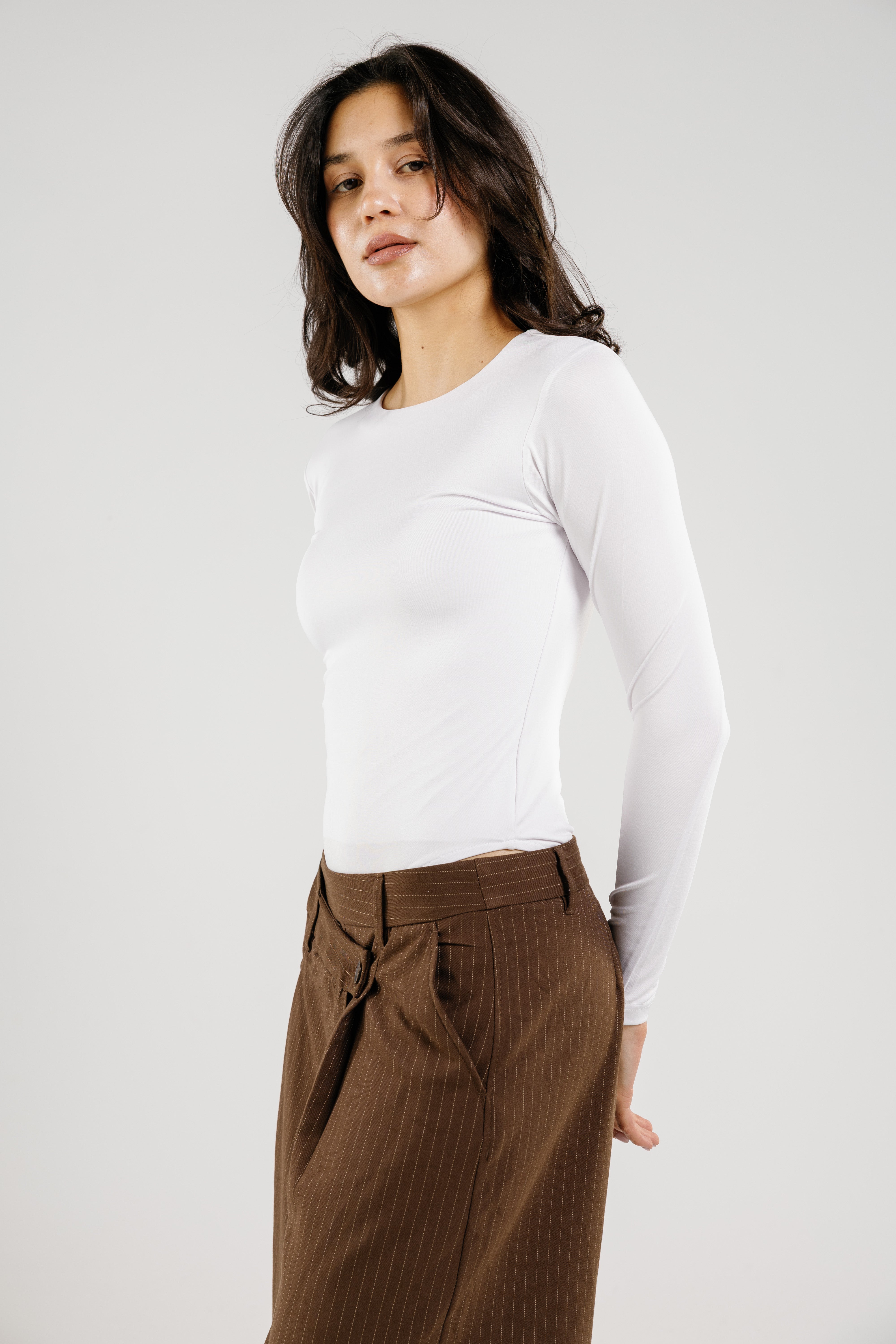 Bodysuit Crew-Neck Long Sleeve