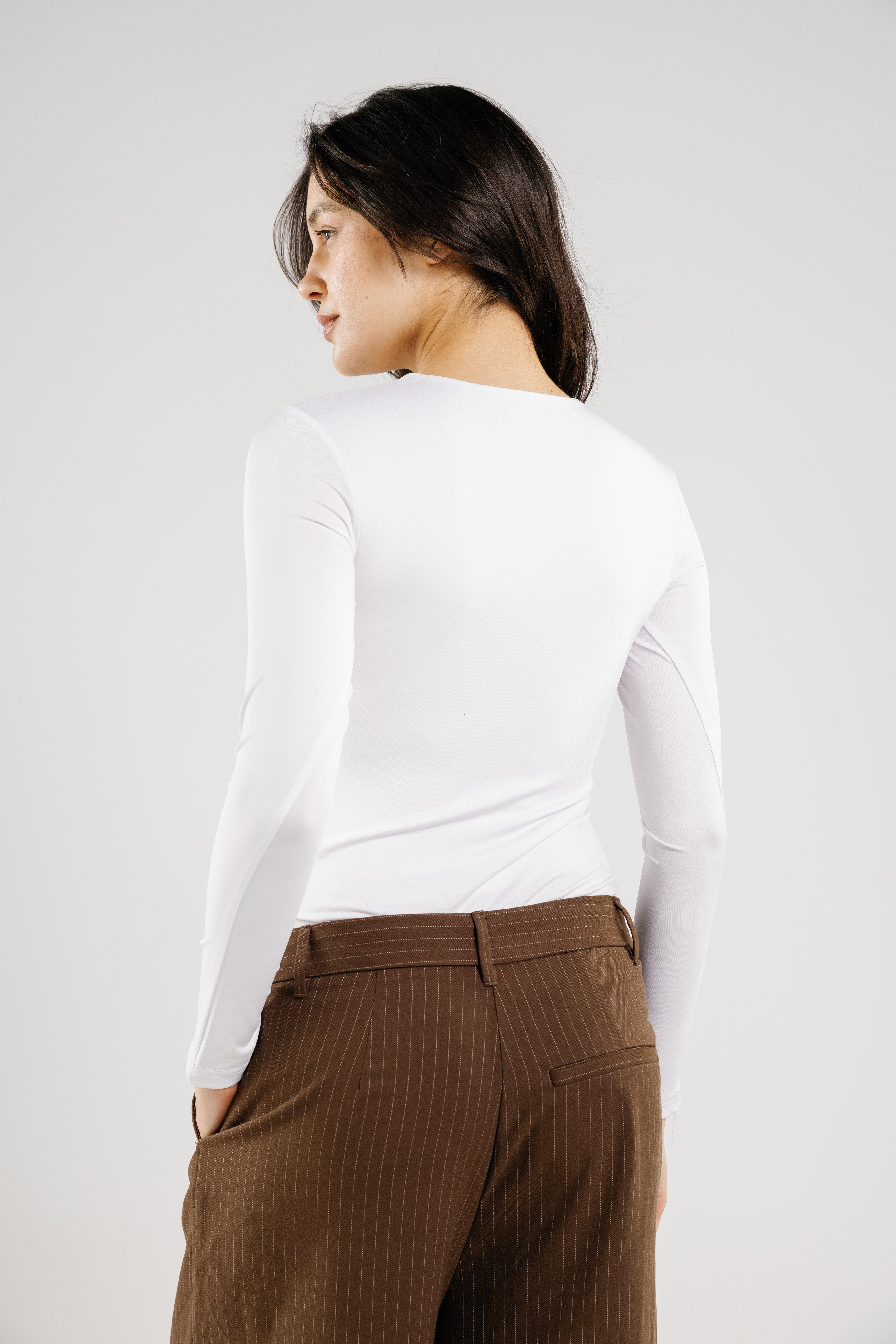 Bodysuit Crew-Neck Long Sleeve