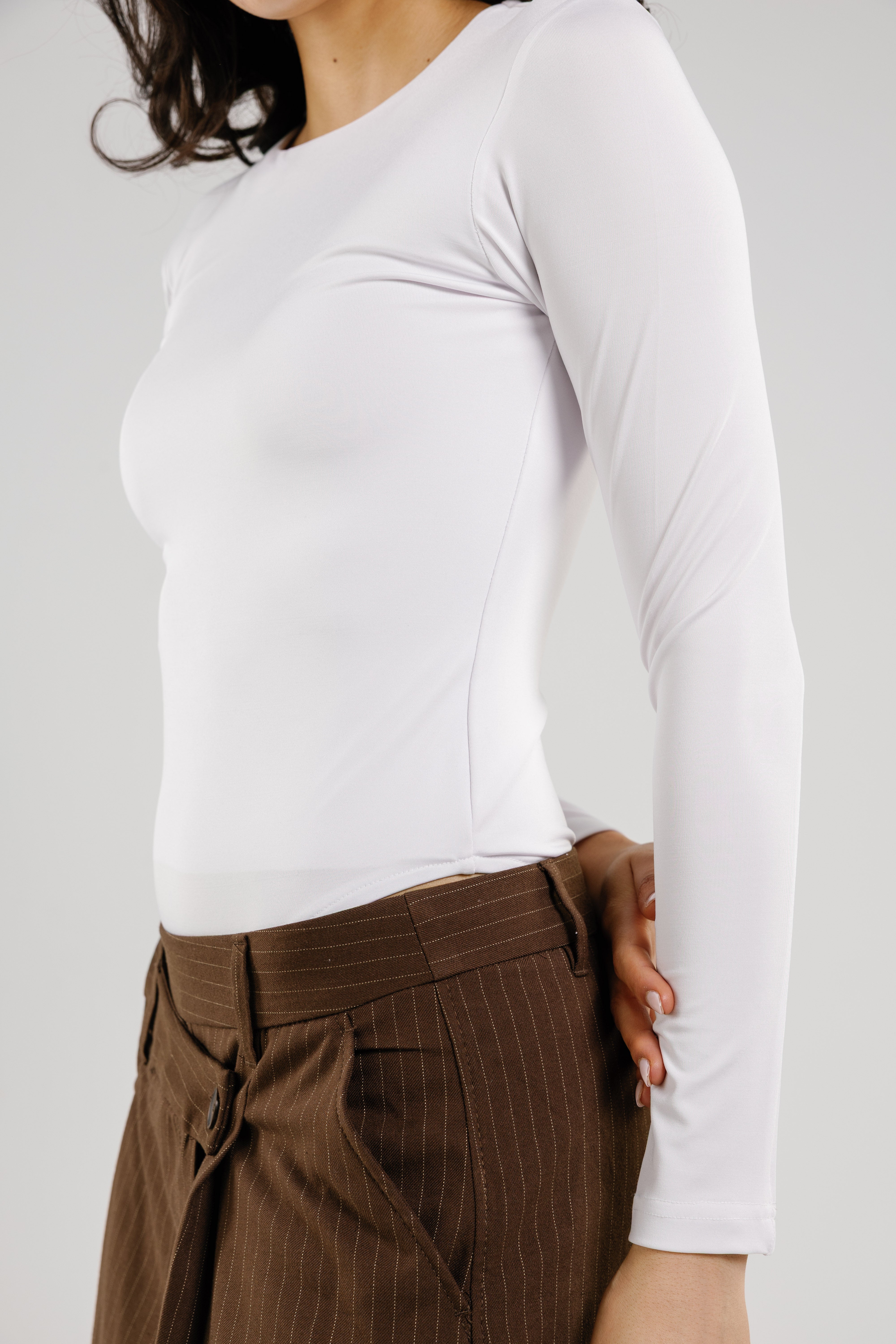 Bodysuit Crew-Neck Long Sleeve