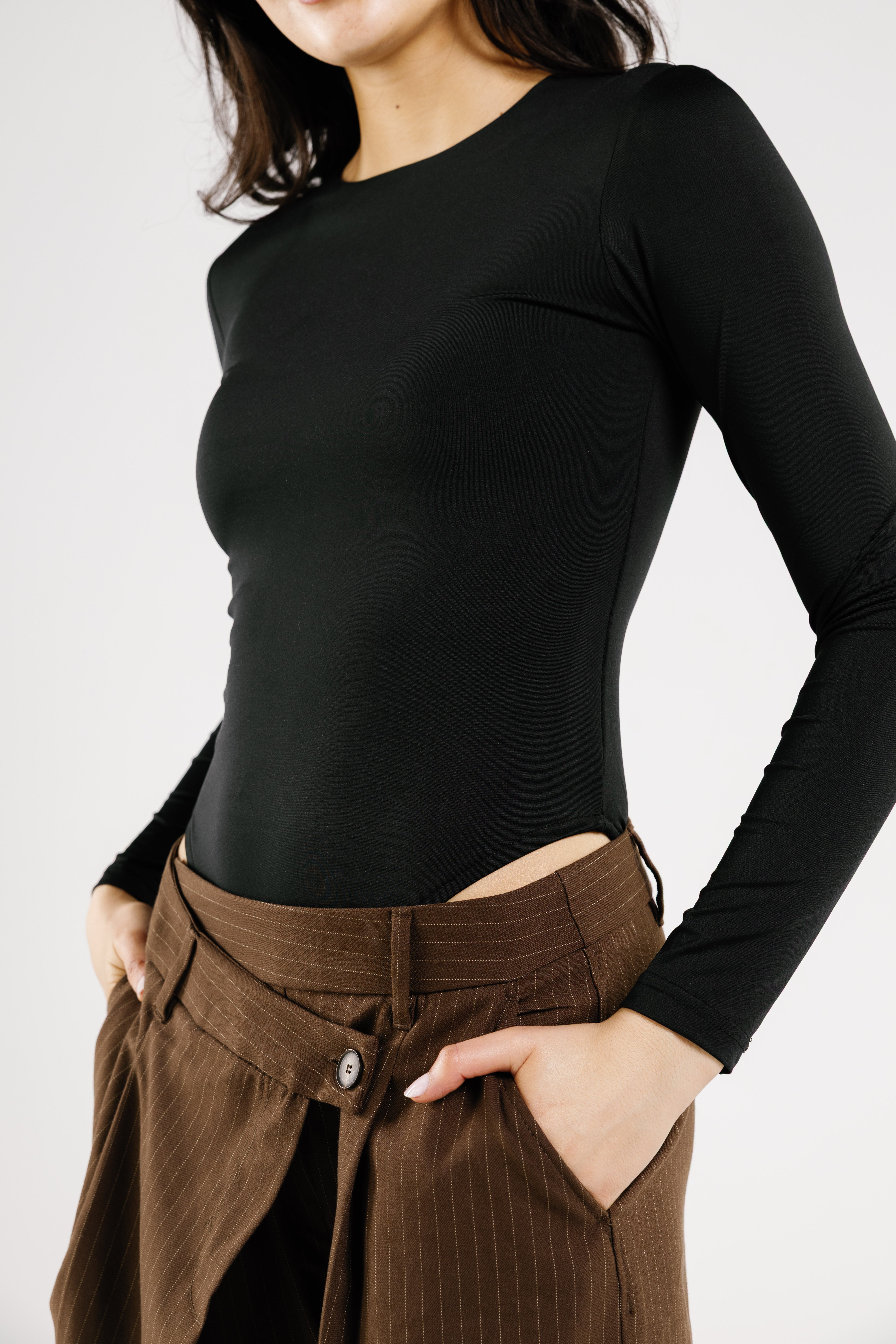 Bodysuit Crew-Neck Long Sleeve