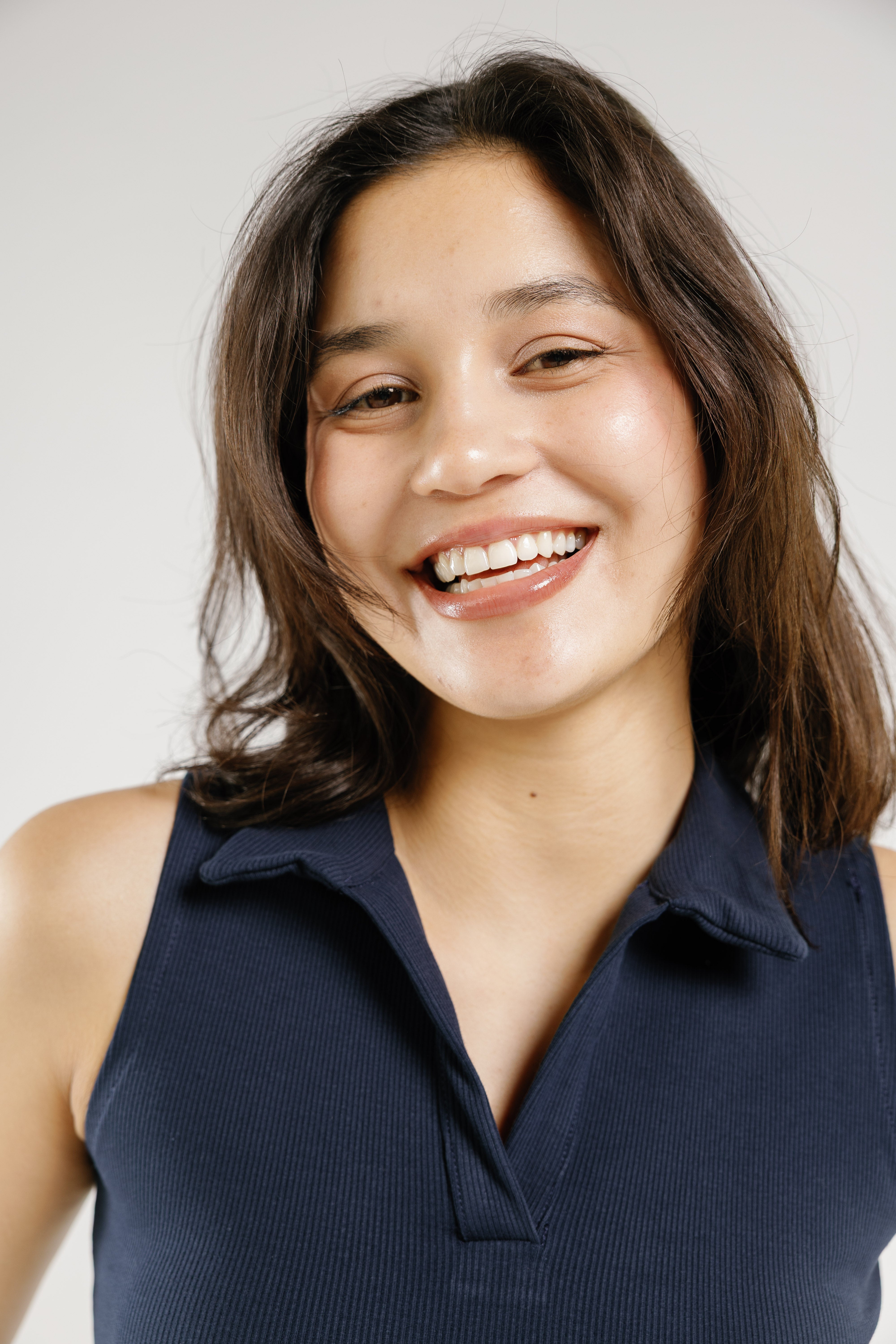 Ribbed Polo Sleeveless