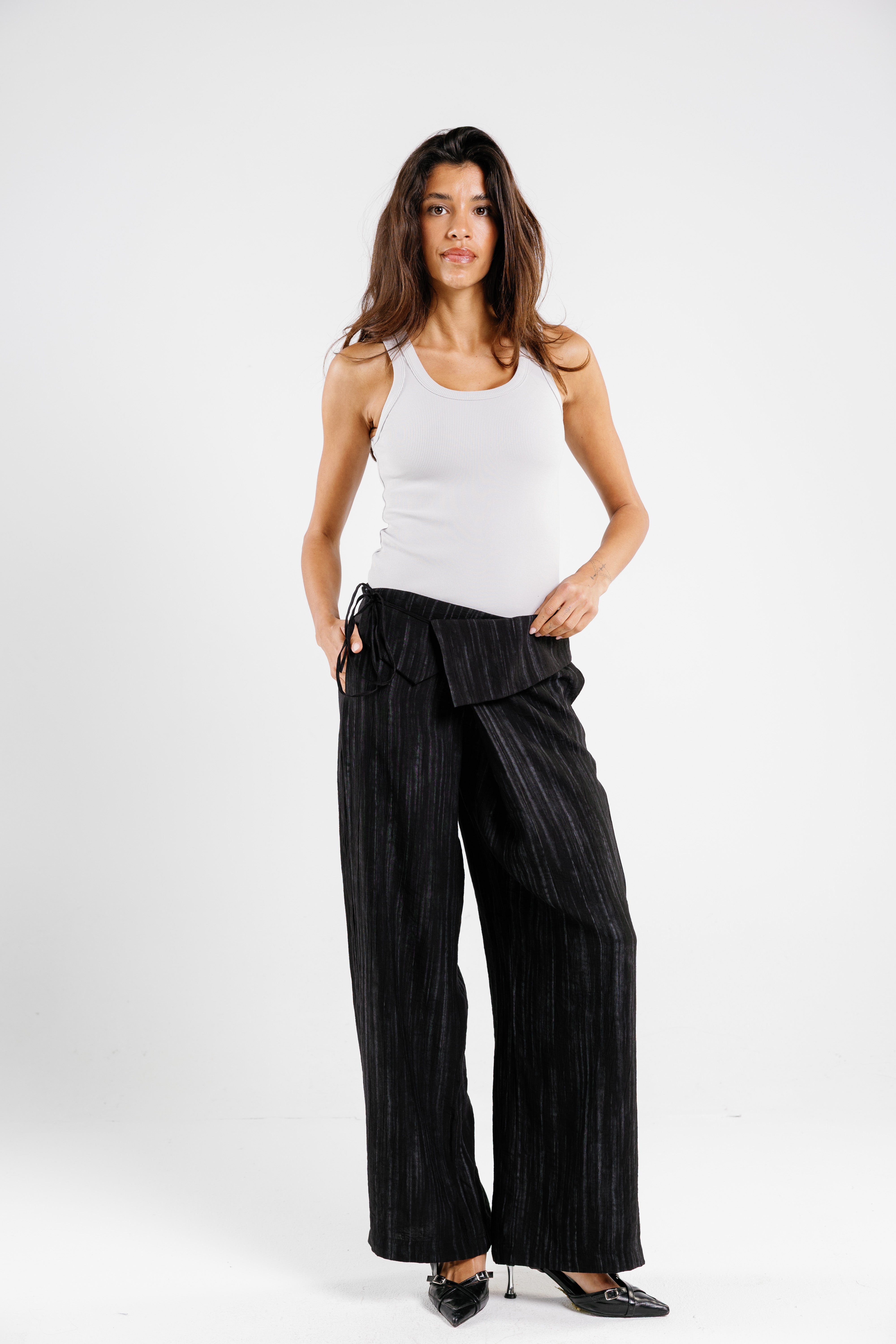 Round Tank Top Ribbed