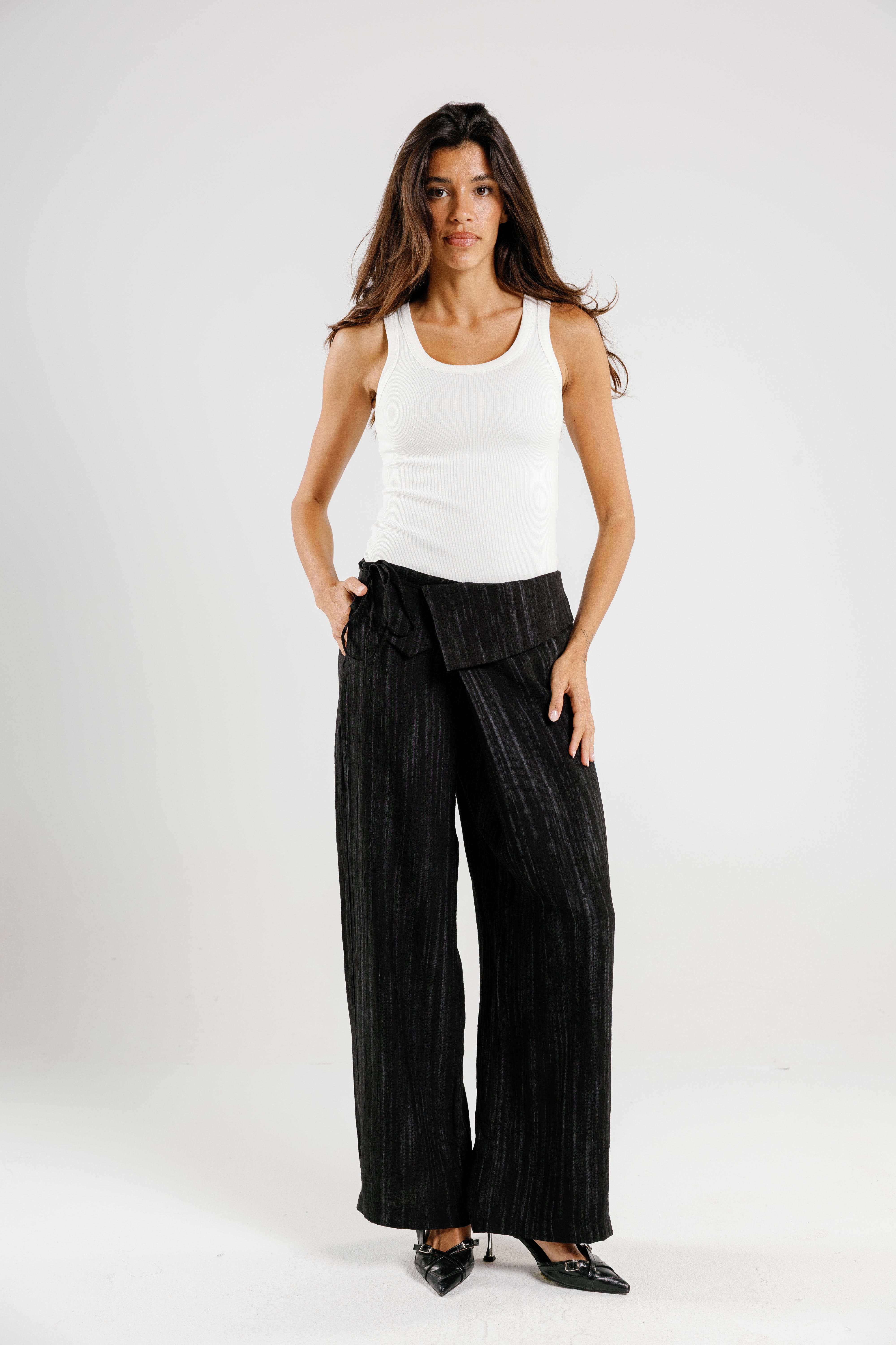 Round Tank Top Ribbed