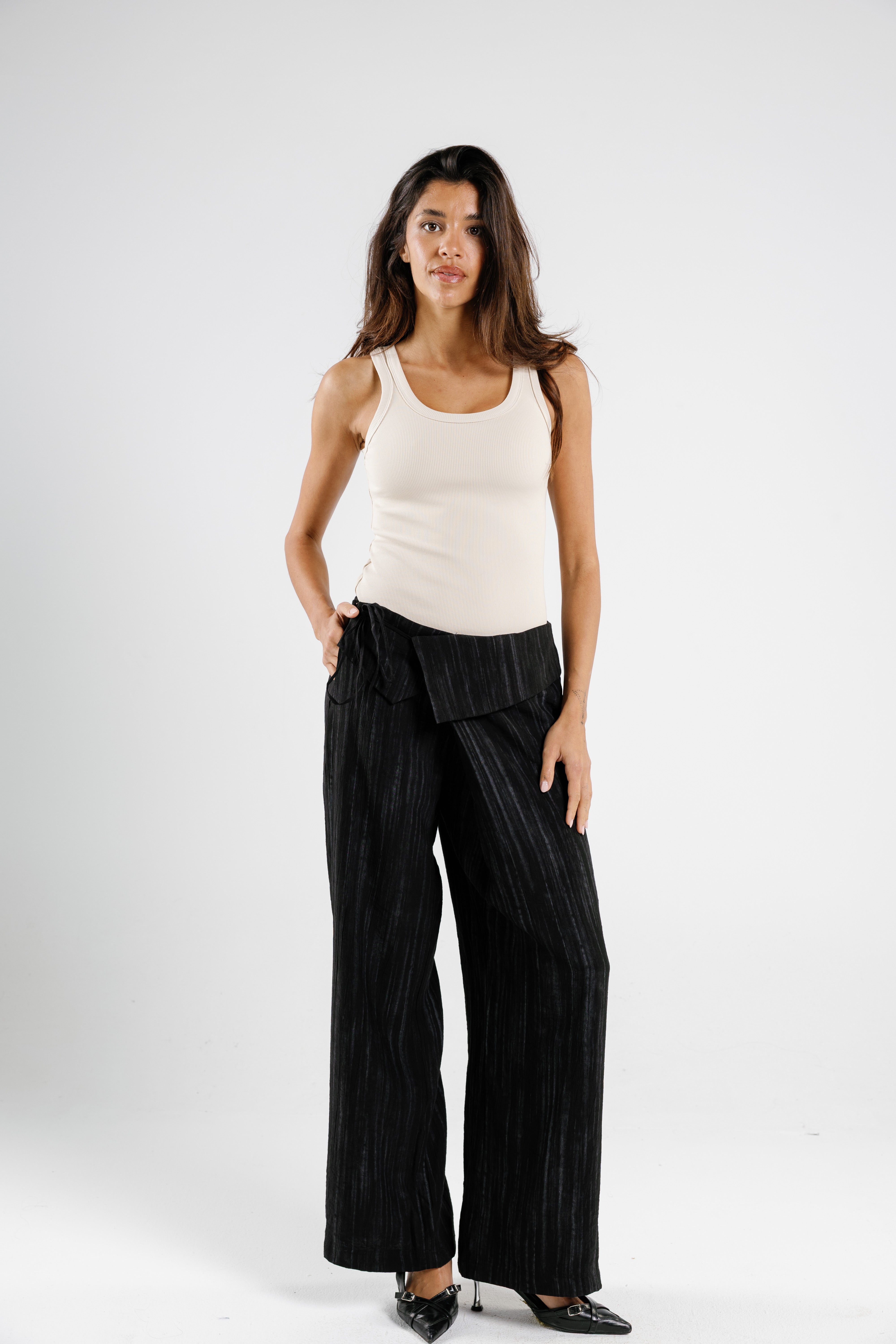 Round Tank Top Ribbed