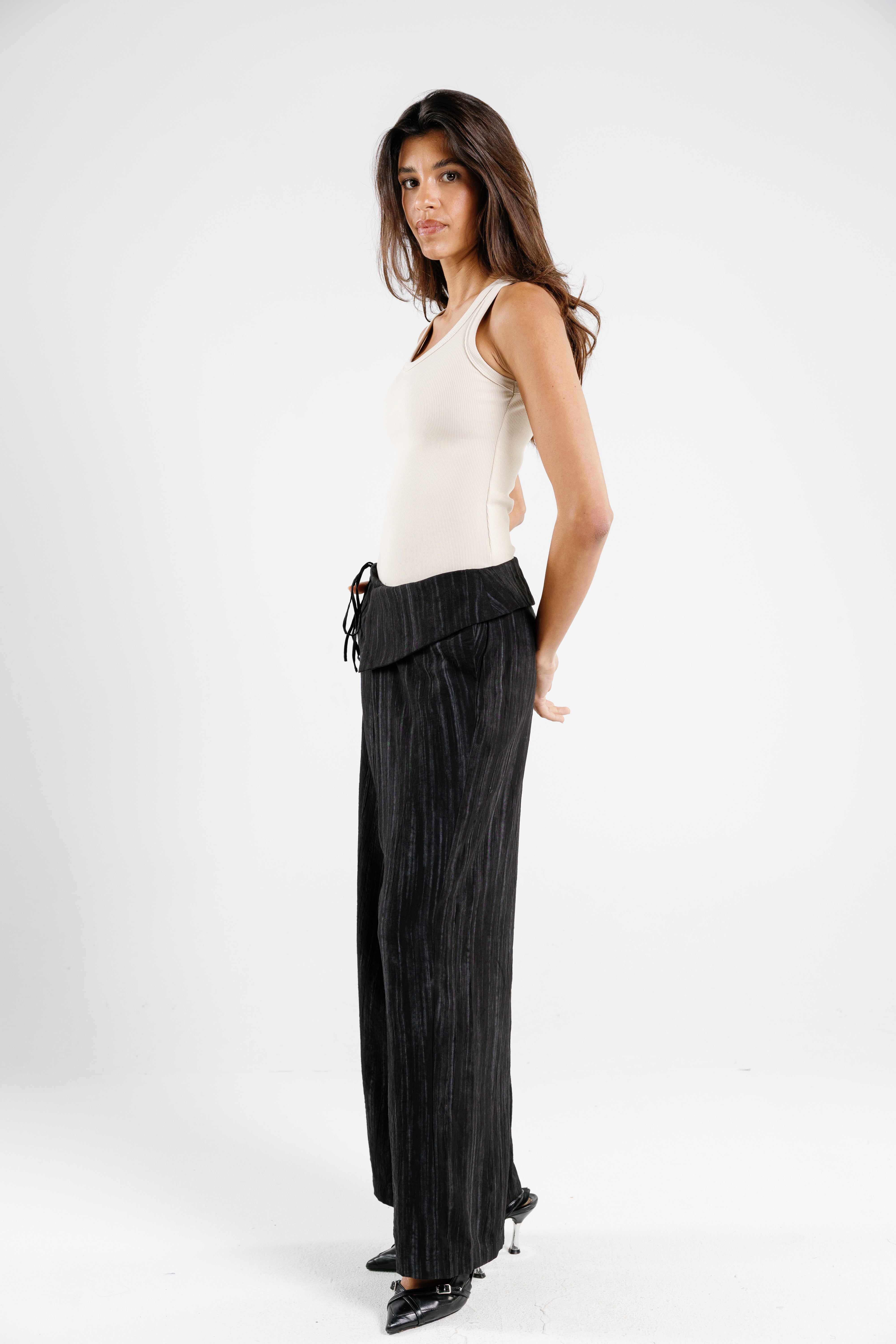 Round Tank Top Ribbed