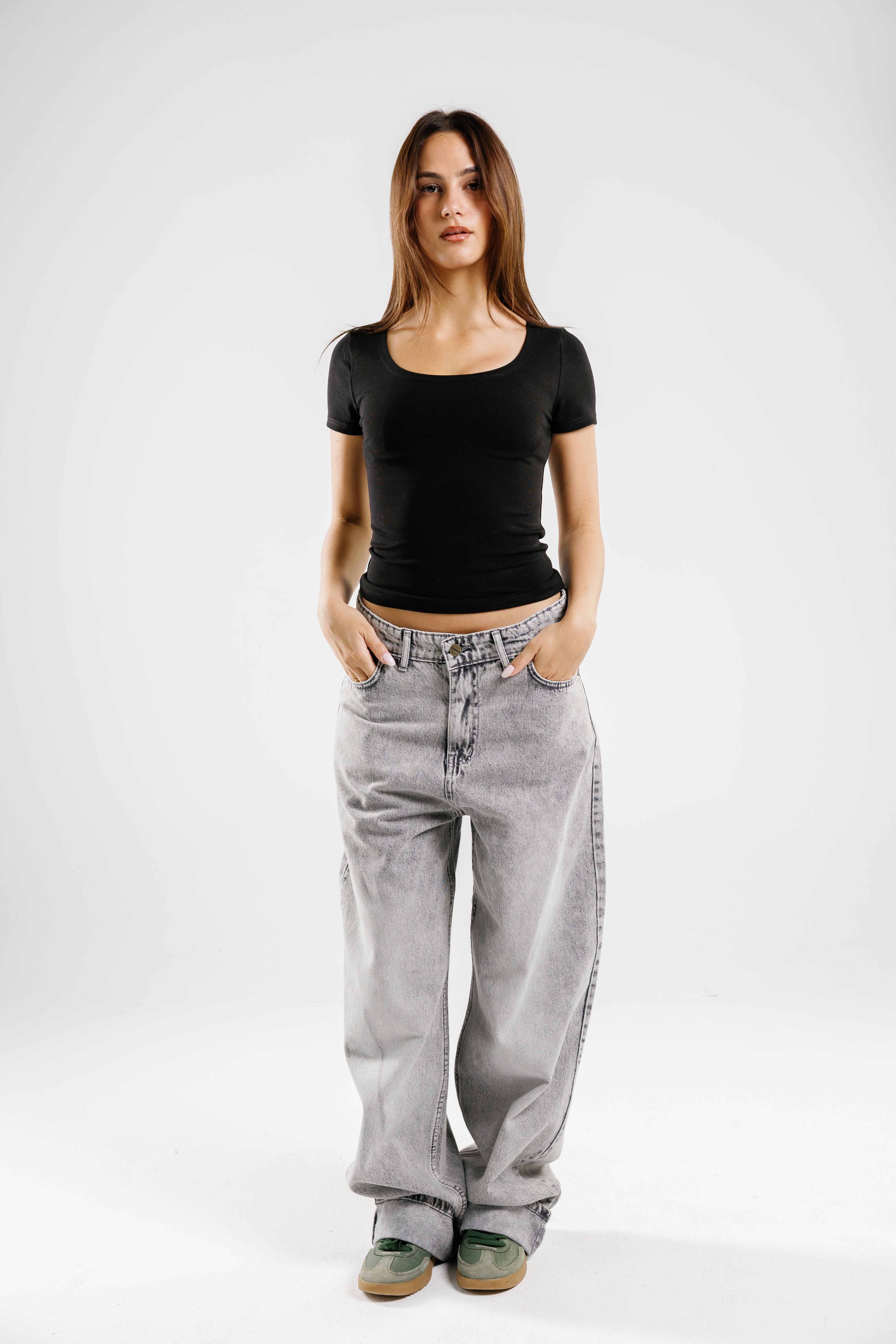 Round Short Sleeve Top