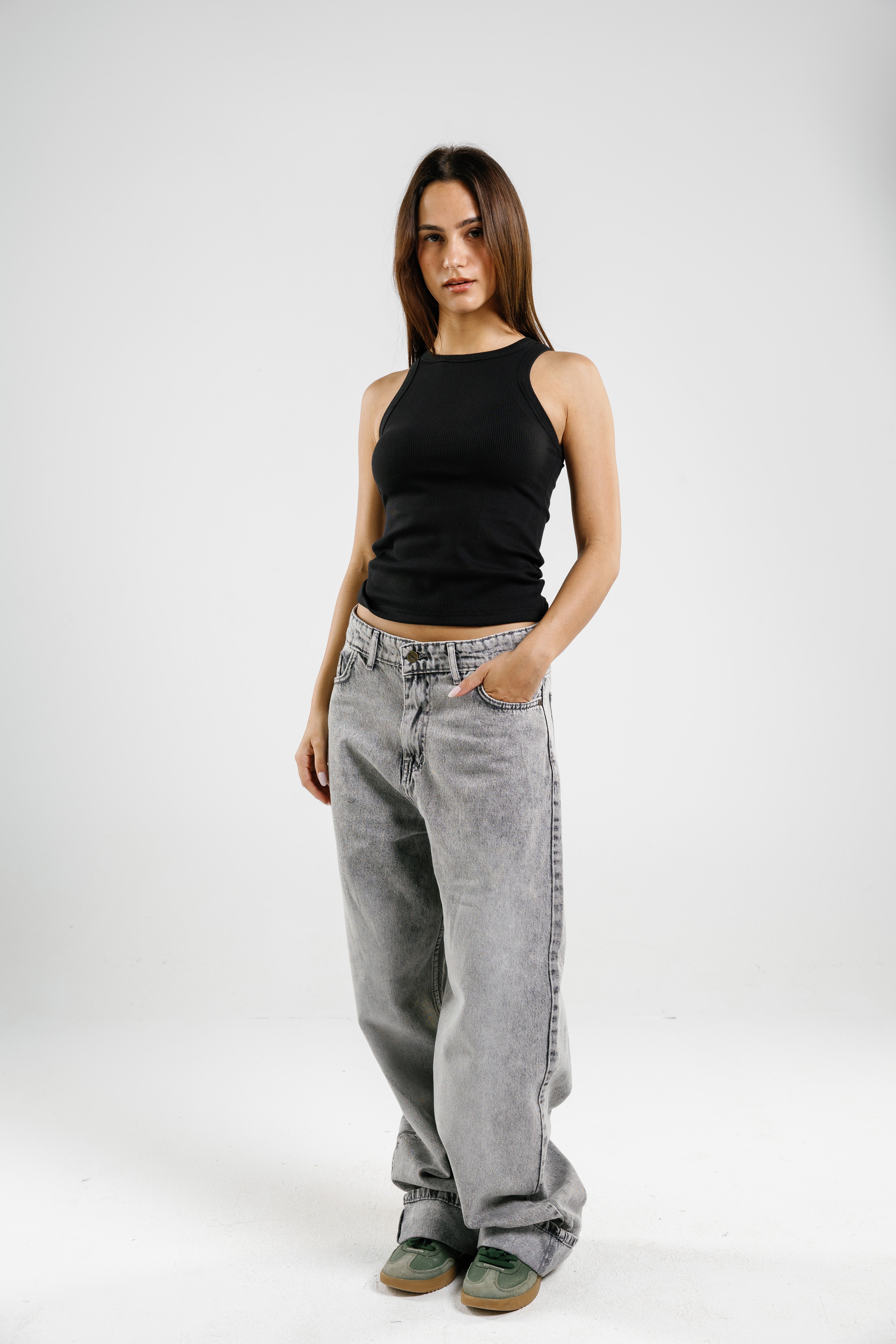 Crew Tank Top Ribbed