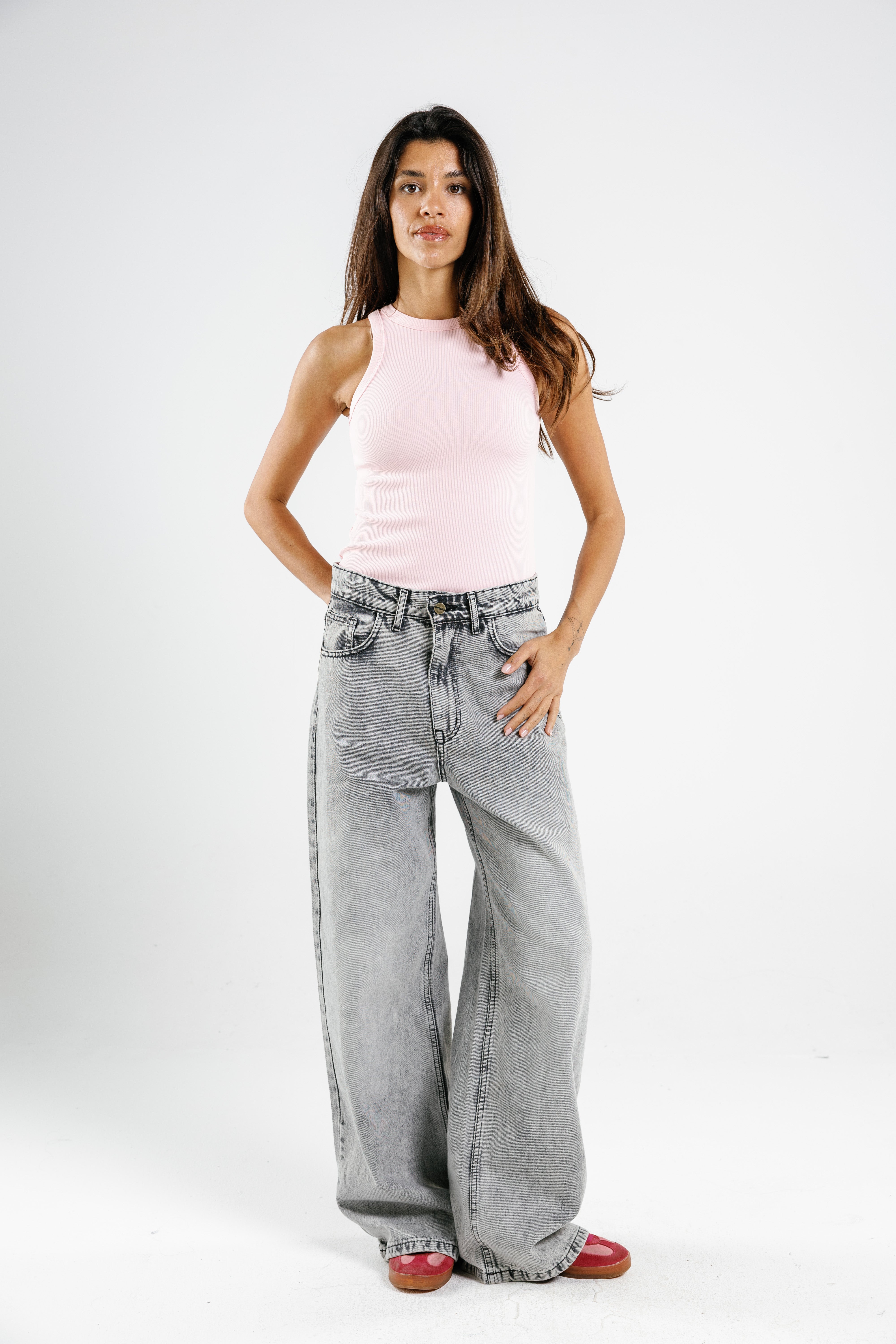 Crew Tank Top Ribbed