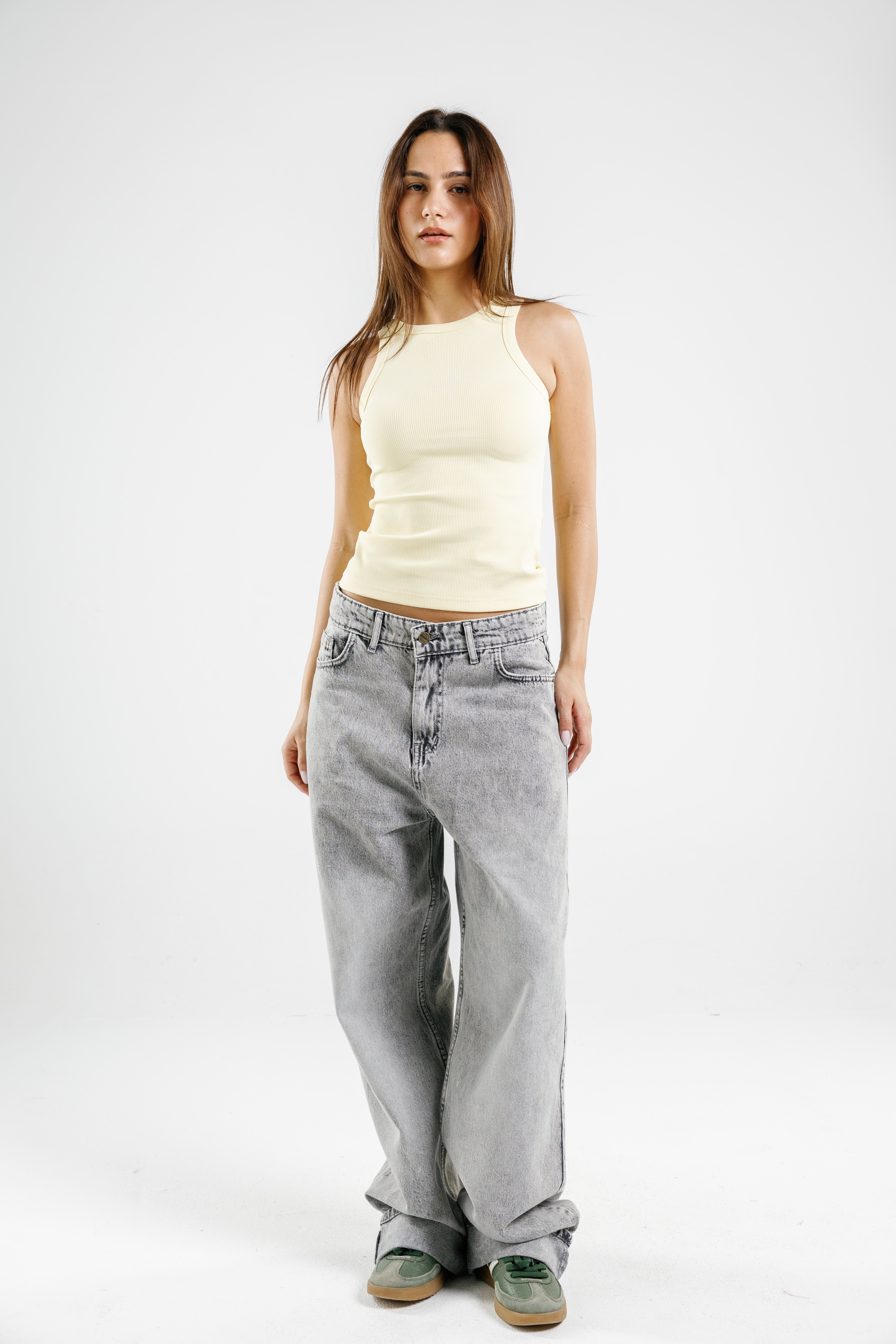 Crew Tank Top Ribbed