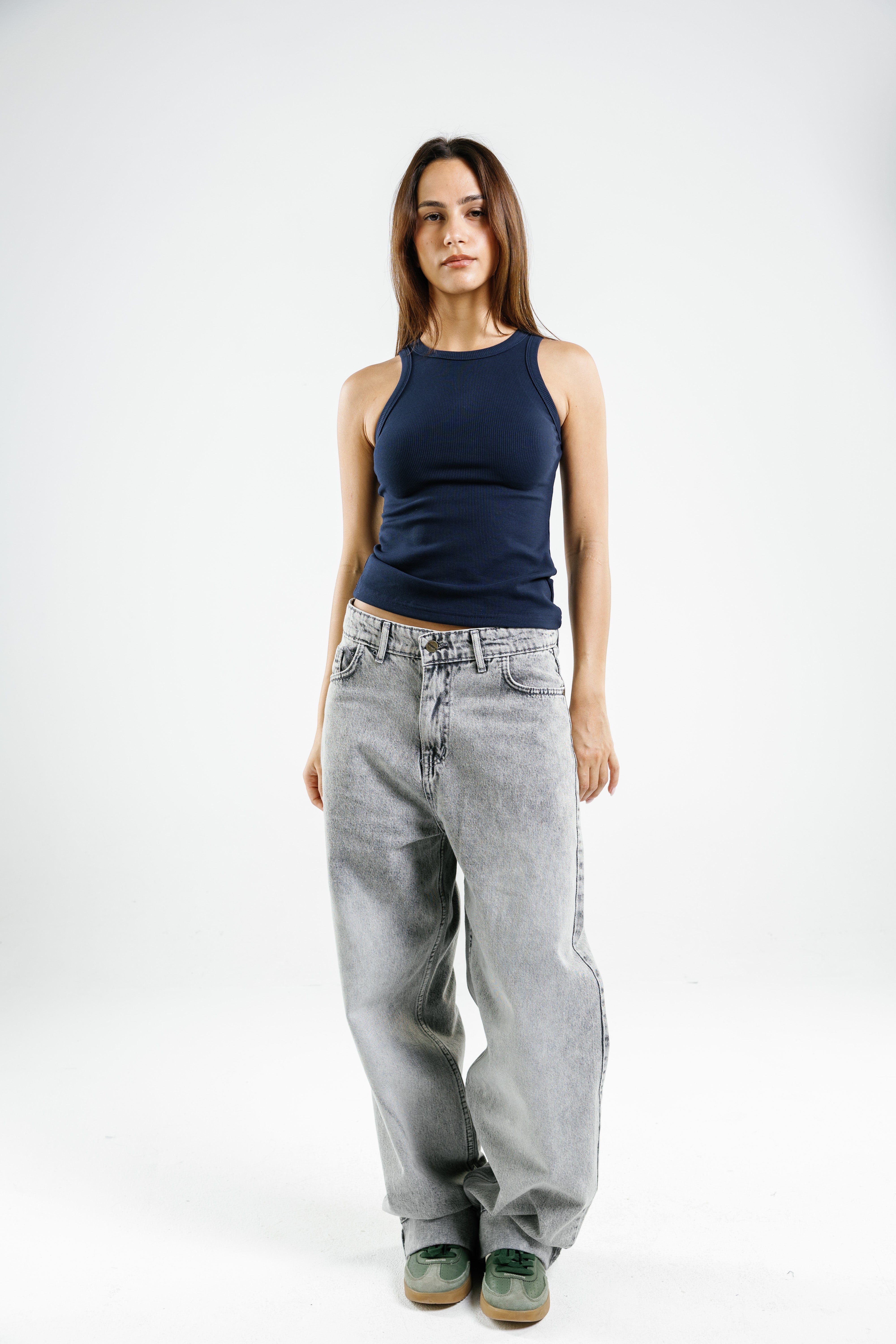Crew Tank Top Ribbed