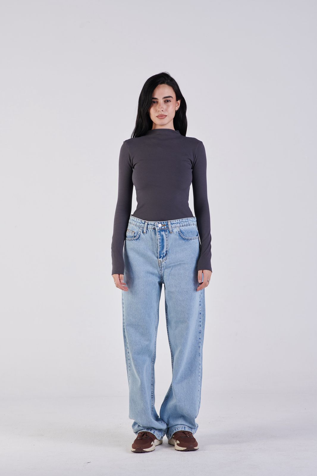 Straight Leg Denim Light Blue