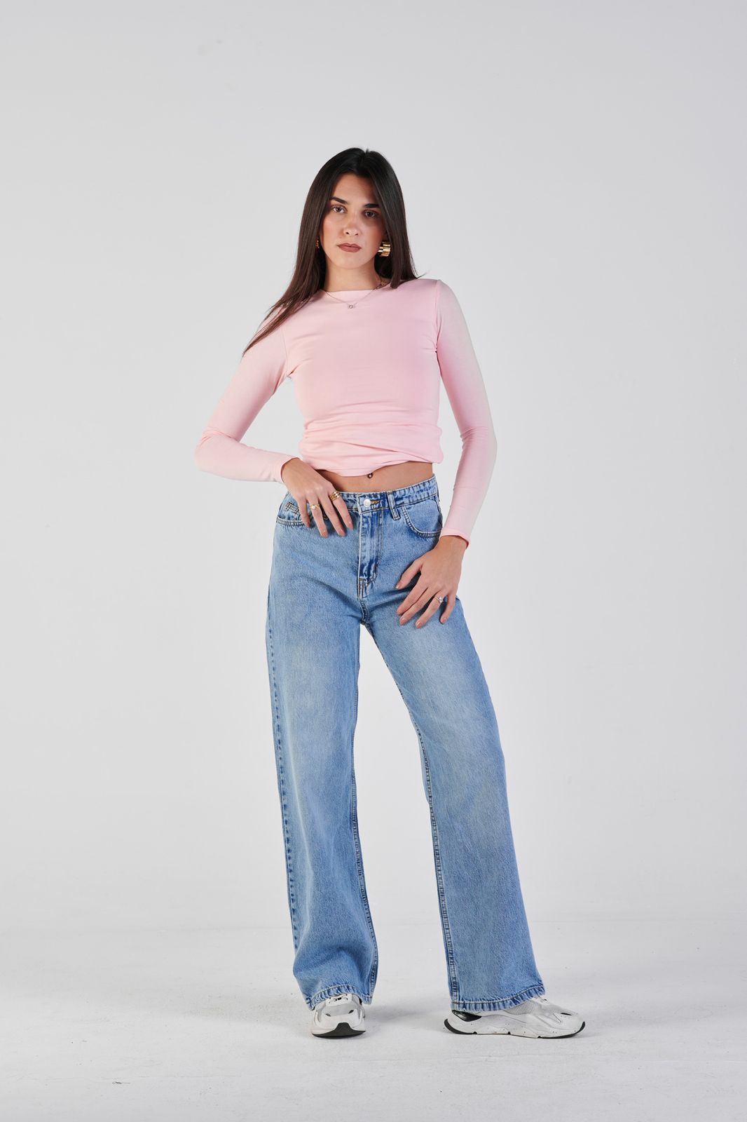 Straight Leg Denim Blue