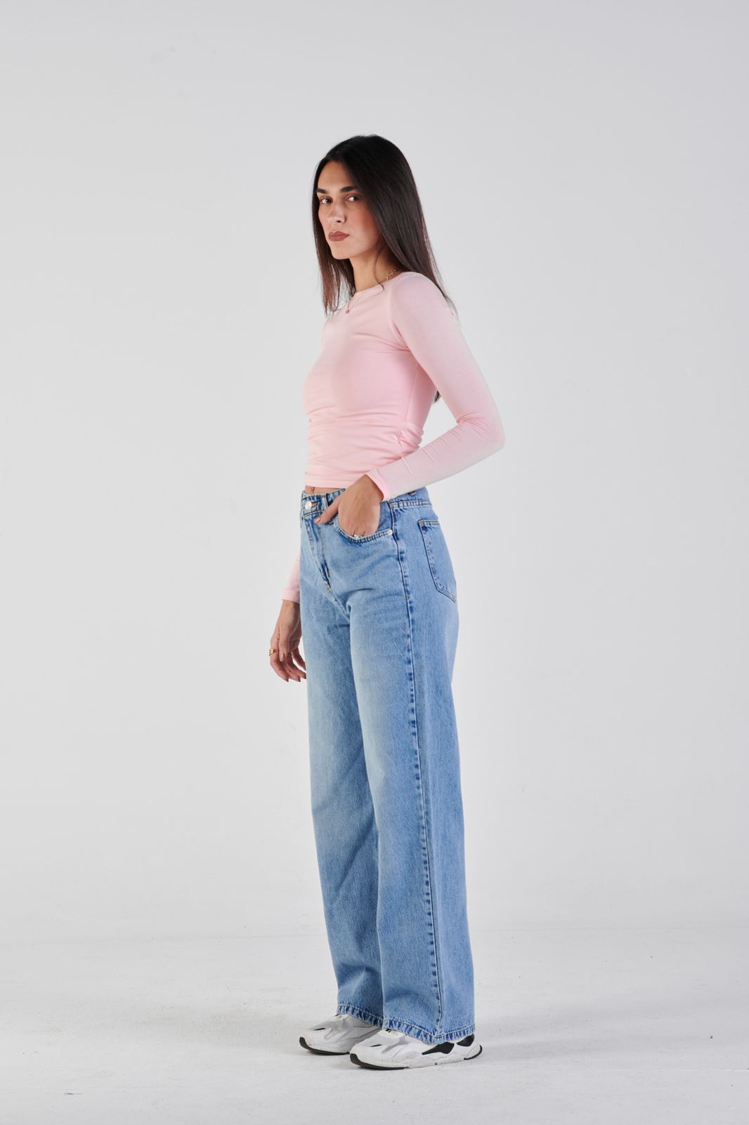 Straight Leg Denim Blue