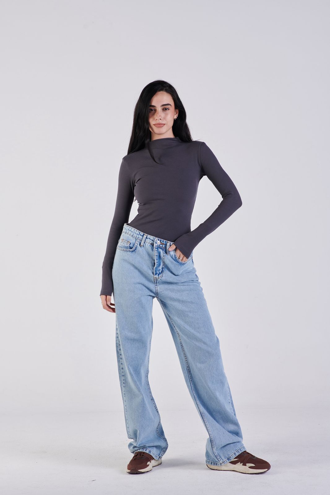 Straight Leg Denim Light Blue