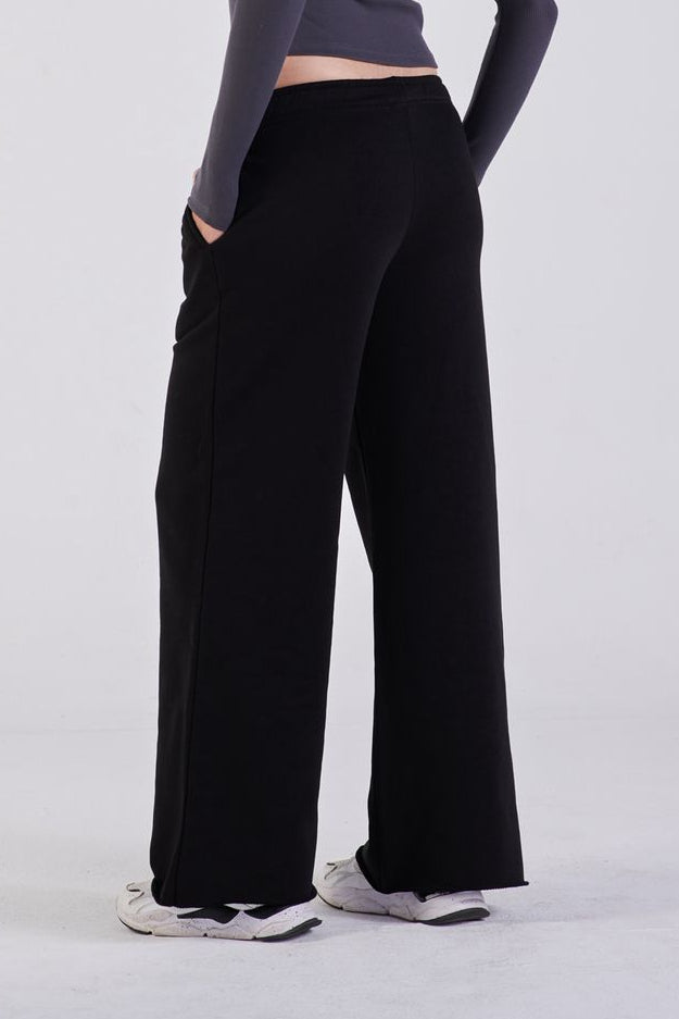 Straight-leg sweat pants