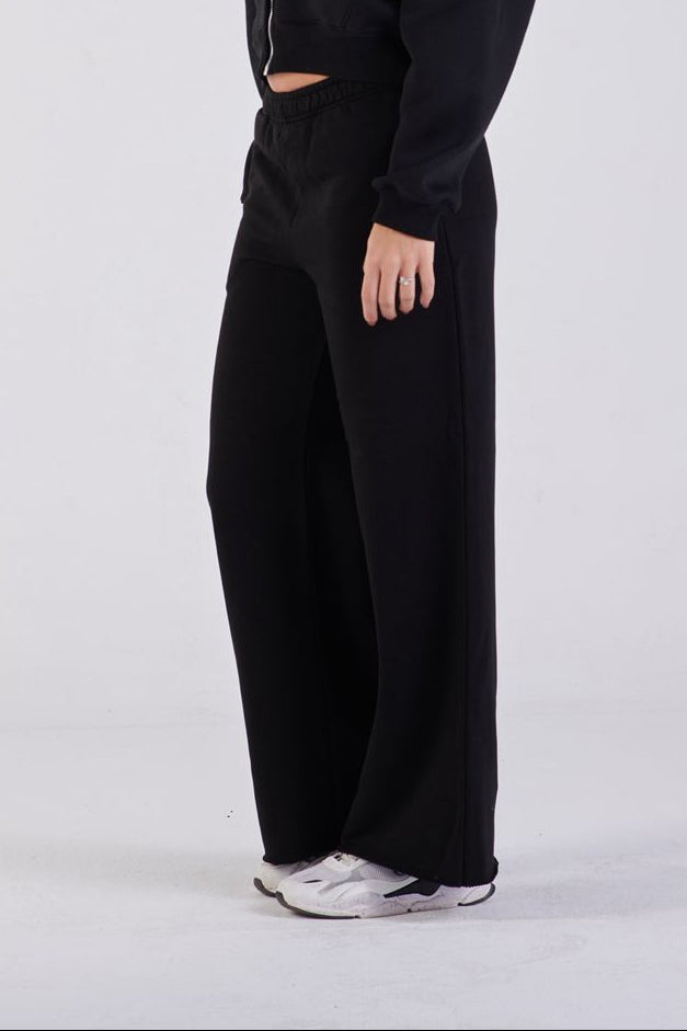 Straight-leg sweat pants