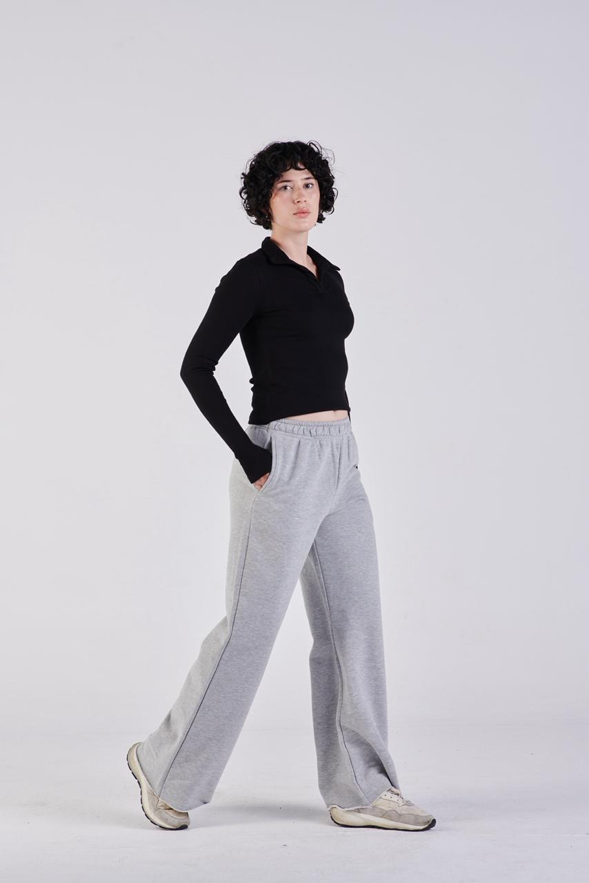 Straight-leg Sweat Pants Light-Grey