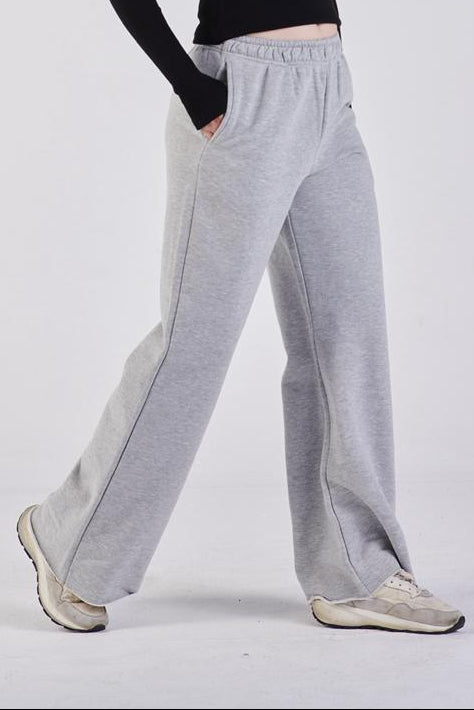 Straight-leg sweat pants