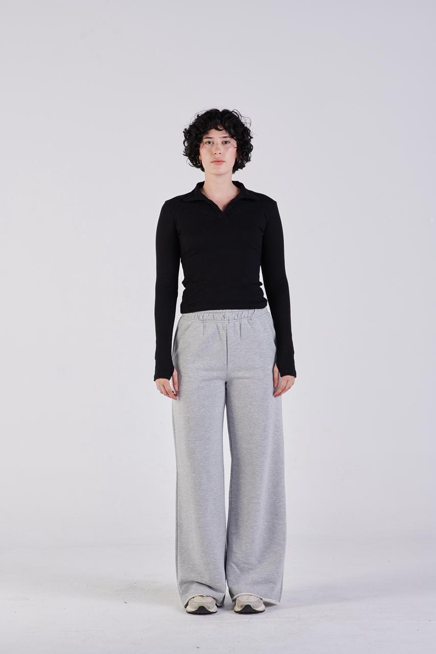 Straight-leg Sweat Pants Light-Grey