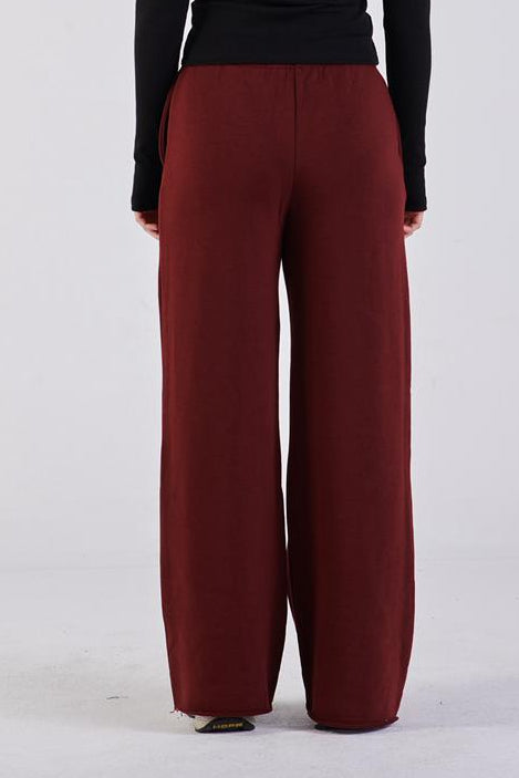 Straight-leg sweat pants