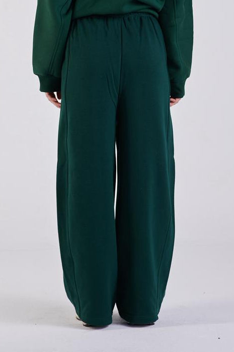 Plush barrel trousers