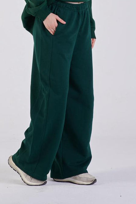 Plush barrel trousers