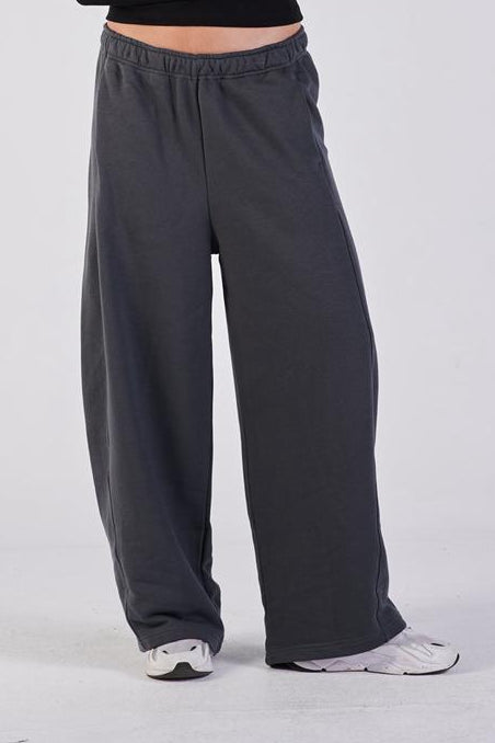 Plush barrel trousers