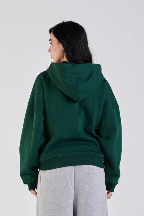 Oversize zip-up hoodie