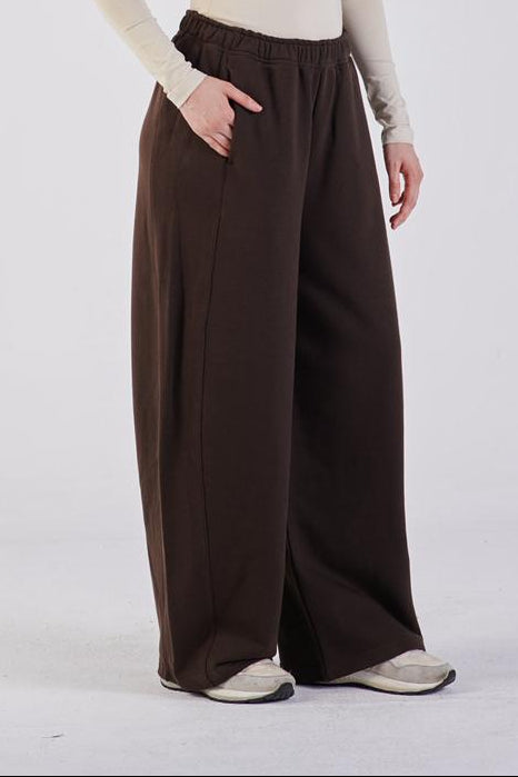 Plush barrel trousers