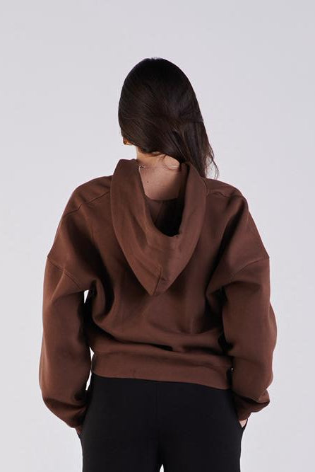 Oversize zip-up hoodie