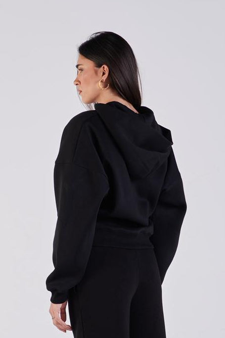 Oversize zip-up hoodie