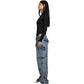 Bodysuit Crew-Neck Long Sleeve