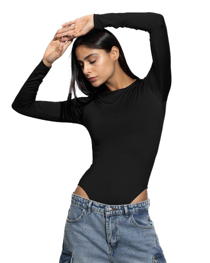 Bodysuit Crew-Neck Long Sleeve