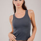 Round Tank Top Ribbed