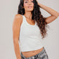 Round Tank Top Ribbed