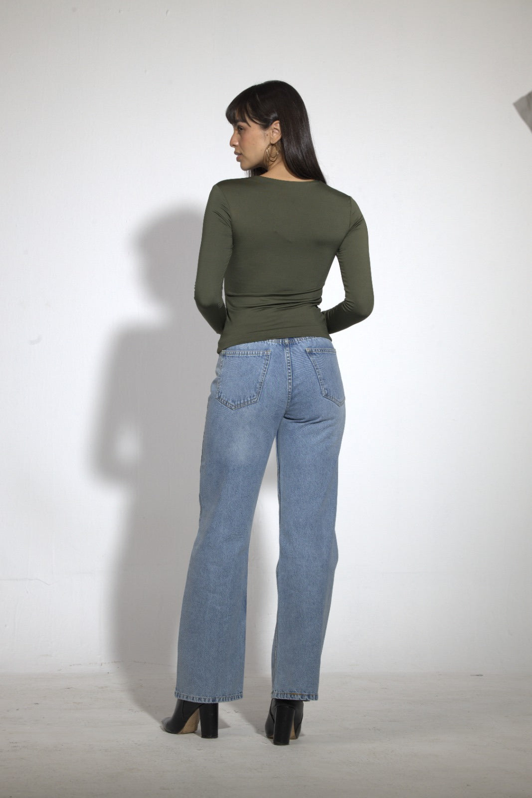 Crew Neck Long Sleeve Top