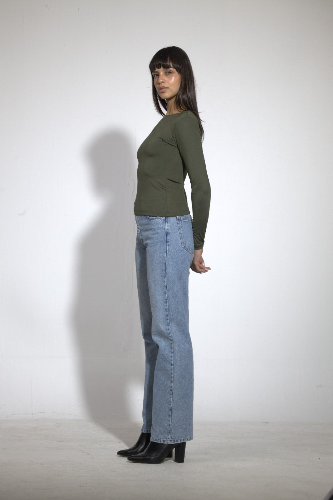 Crew Neck Long Sleeve Top