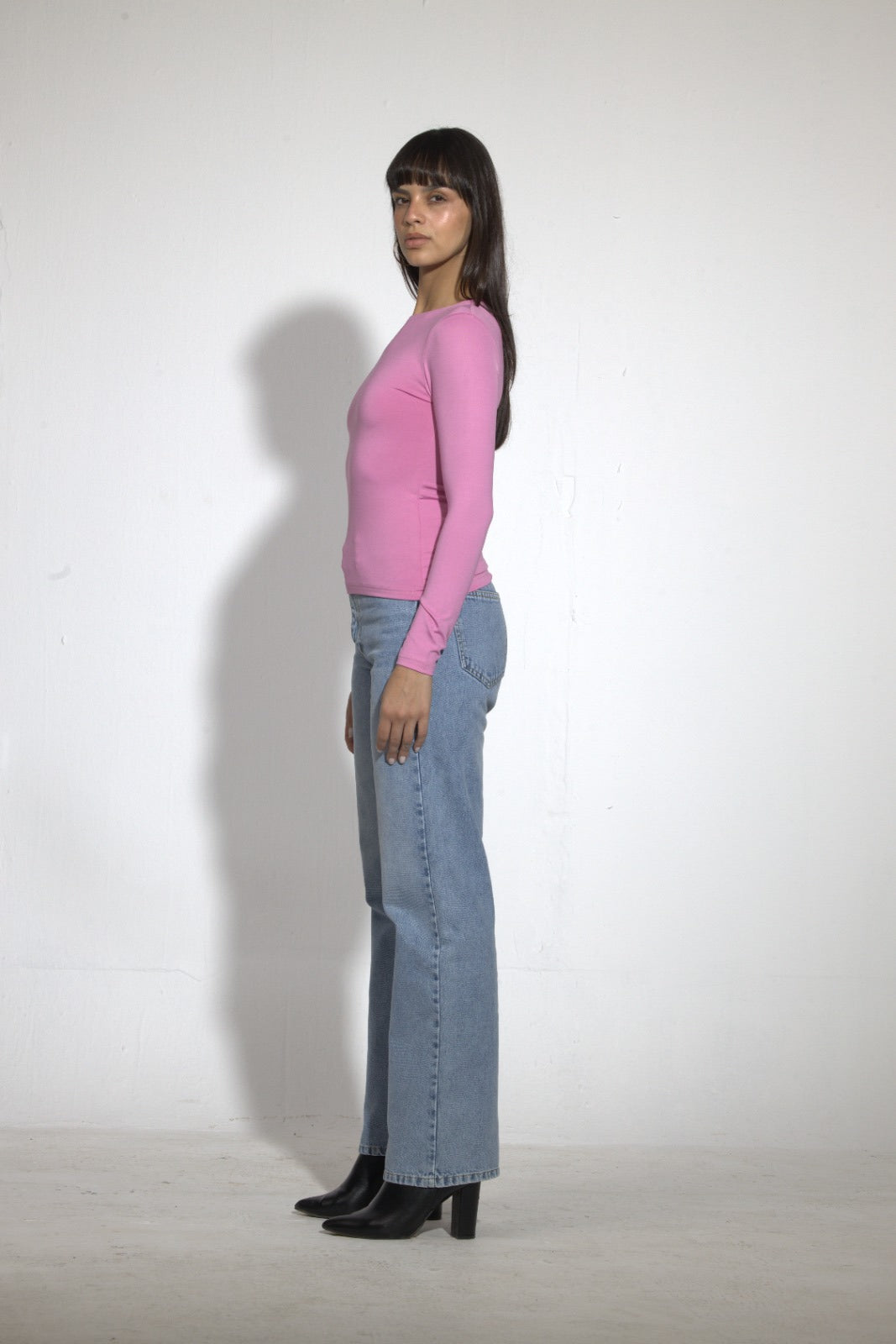 Crew Neck Long Sleeve Top