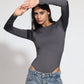 Bodysuit Crew-Neck Long Sleeve