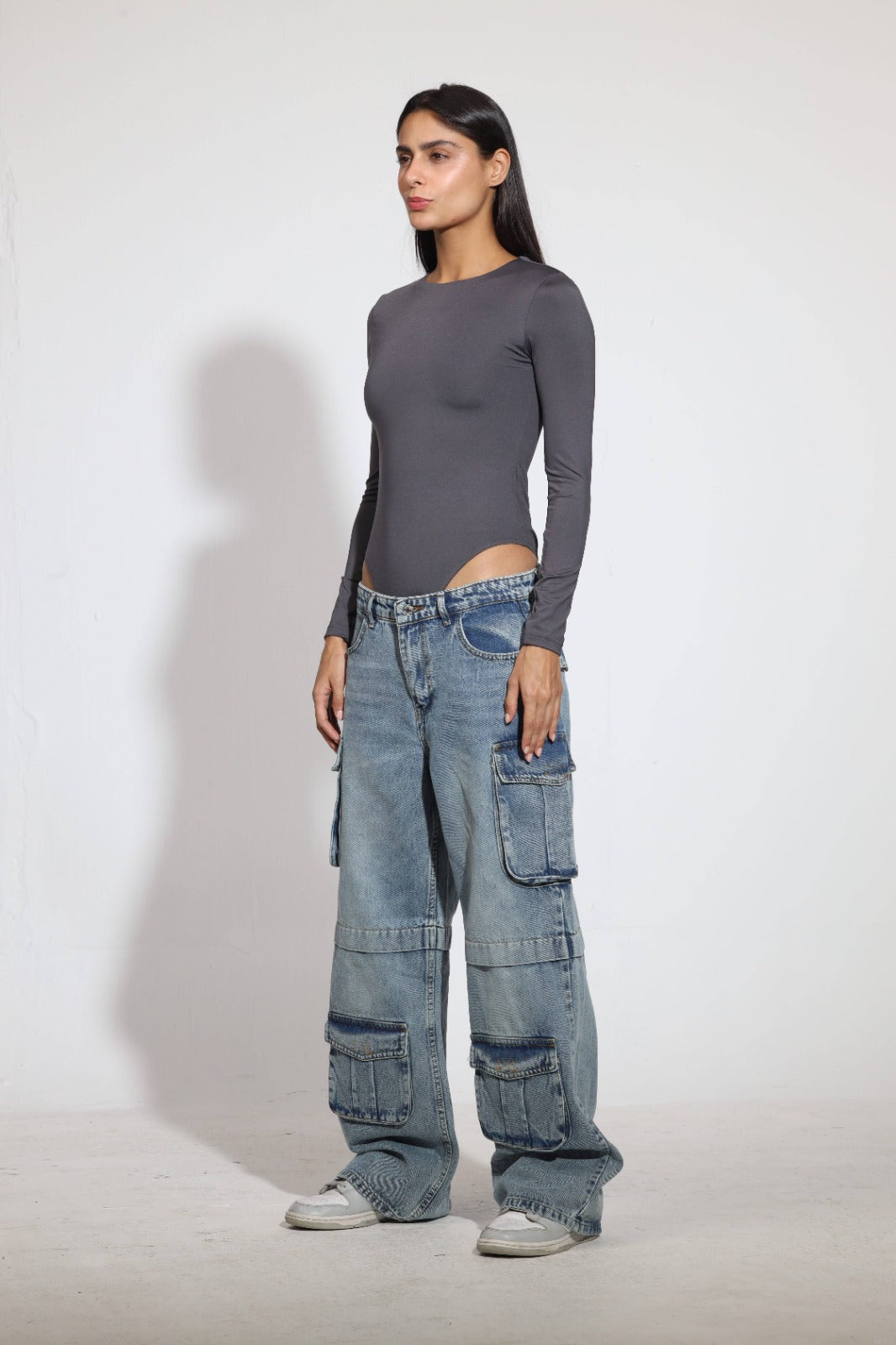 Bodysuit Crew-Neck Long Sleeve