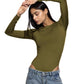 Bodysuit Crew-Neck Long Sleeve