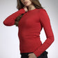 Crew Neck Long Sleeve Top